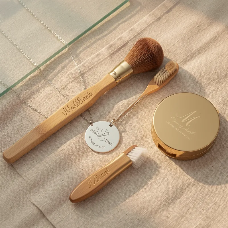 Accessoires beauté personnalisés : du bijou gravé à la routine sur mesure